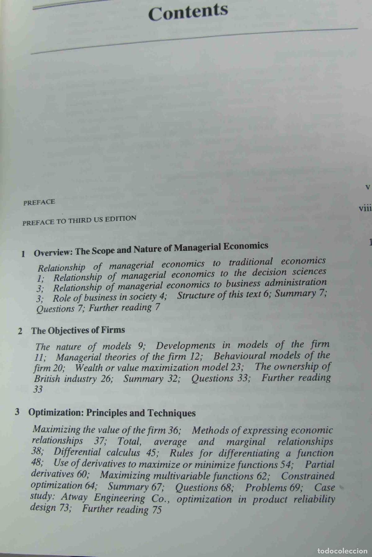 Libros de segunda mano: Managerial Economics. Eugene F. Brigham - Foto 2