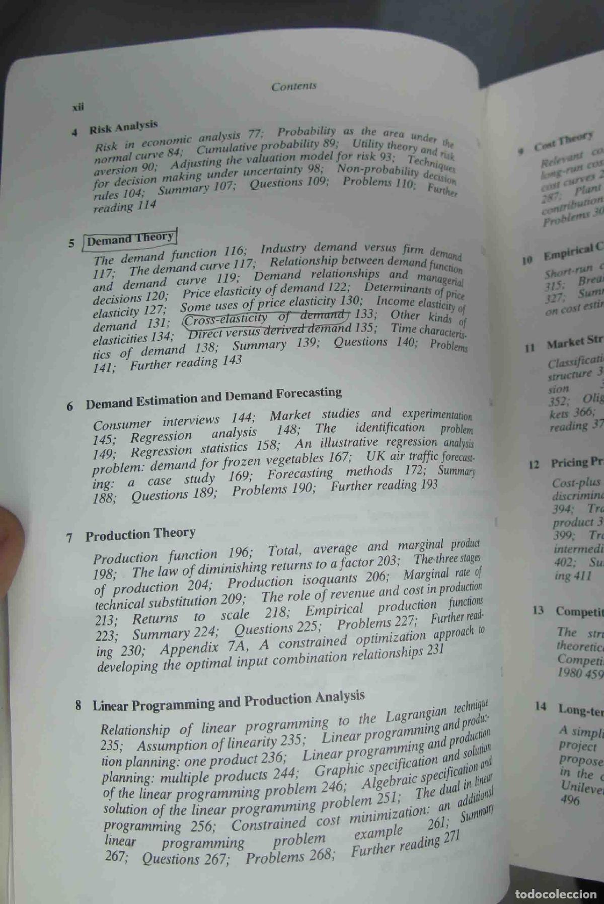 Libros de segunda mano: Managerial Economics. Eugene F. Brigham - Foto 3