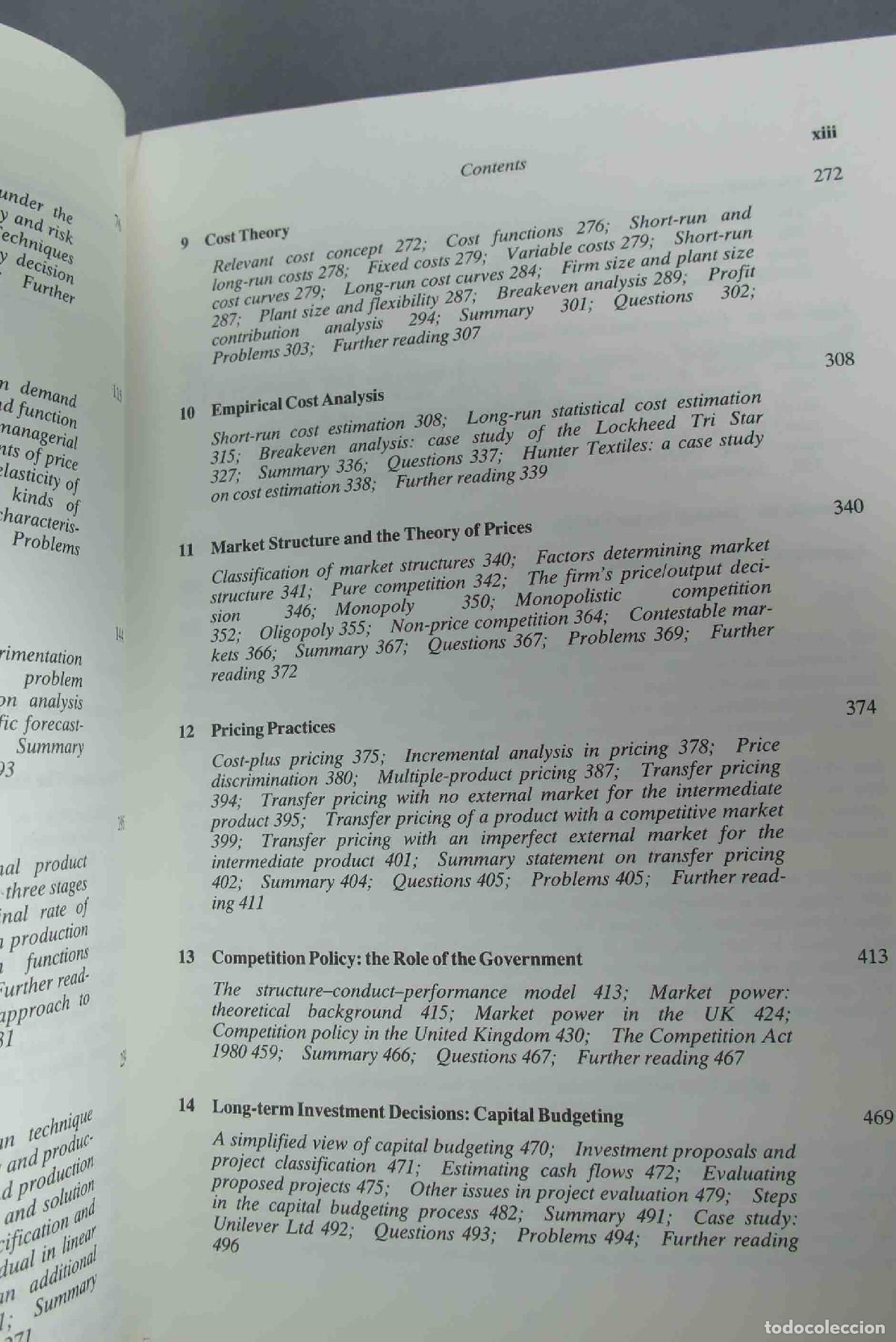 Libros de segunda mano: Managerial Economics. Eugene F. Brigham - Foto 4