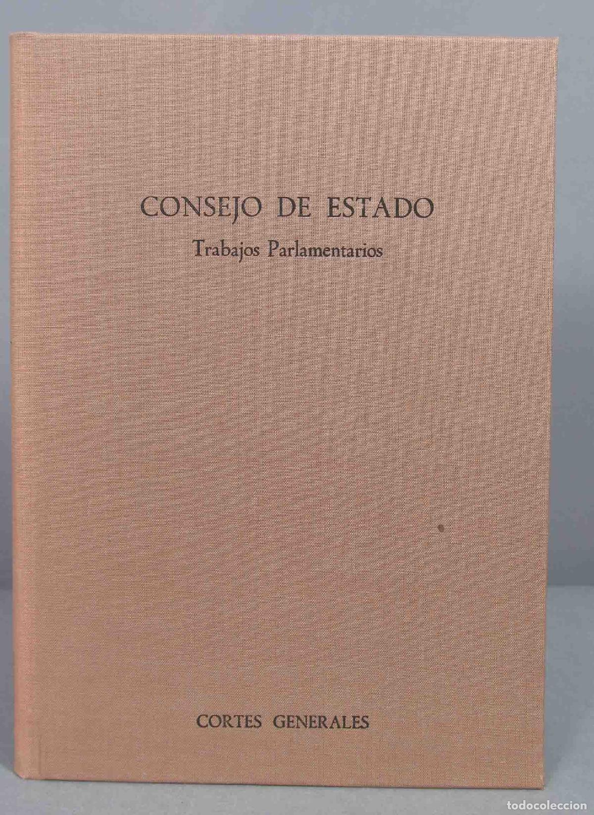 Libri di seconda mano: CONSEJO DE ESTADO. TRABAJOS PARLAMENTARIOS. 1980