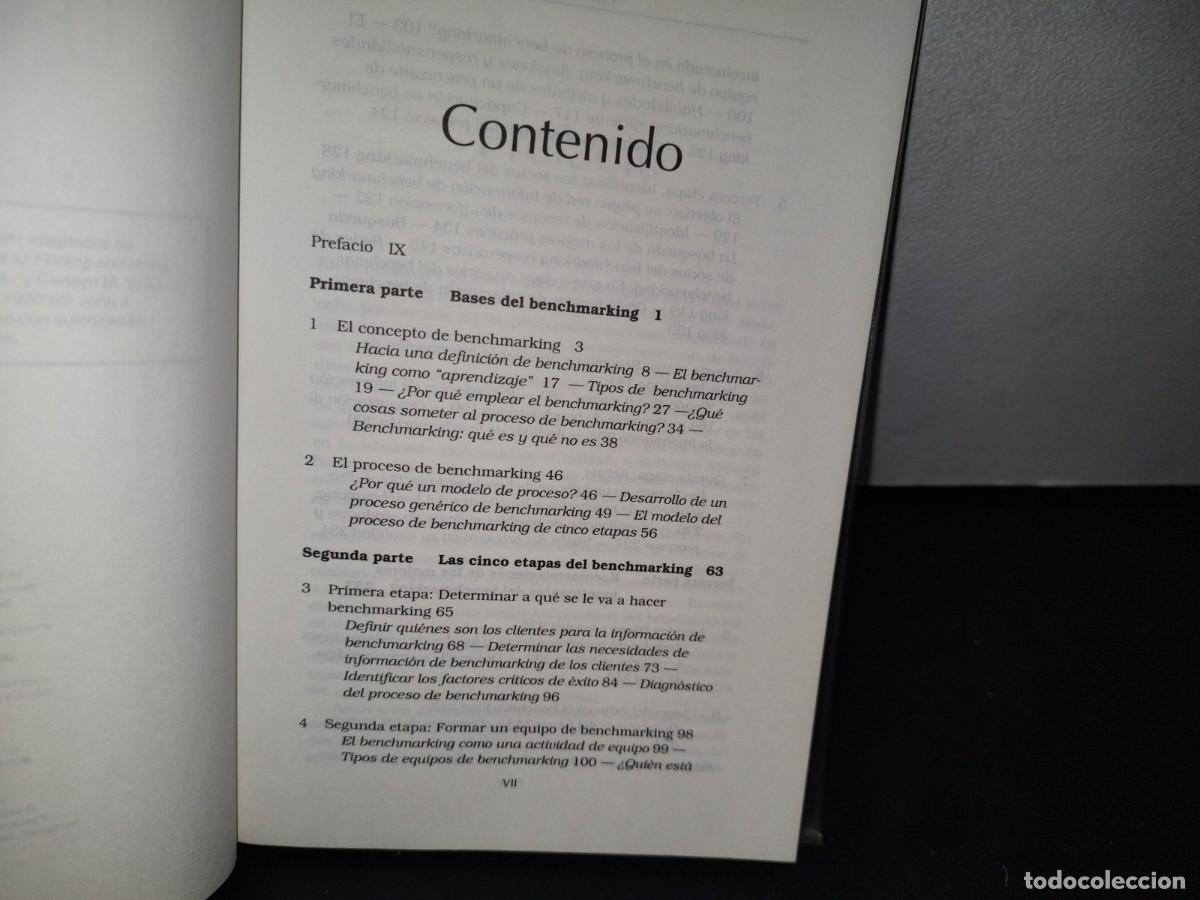 Libros de segunda mano: 180- BENCHMARKING - MICHAEL J. SPENDOLINI - Foto 6
