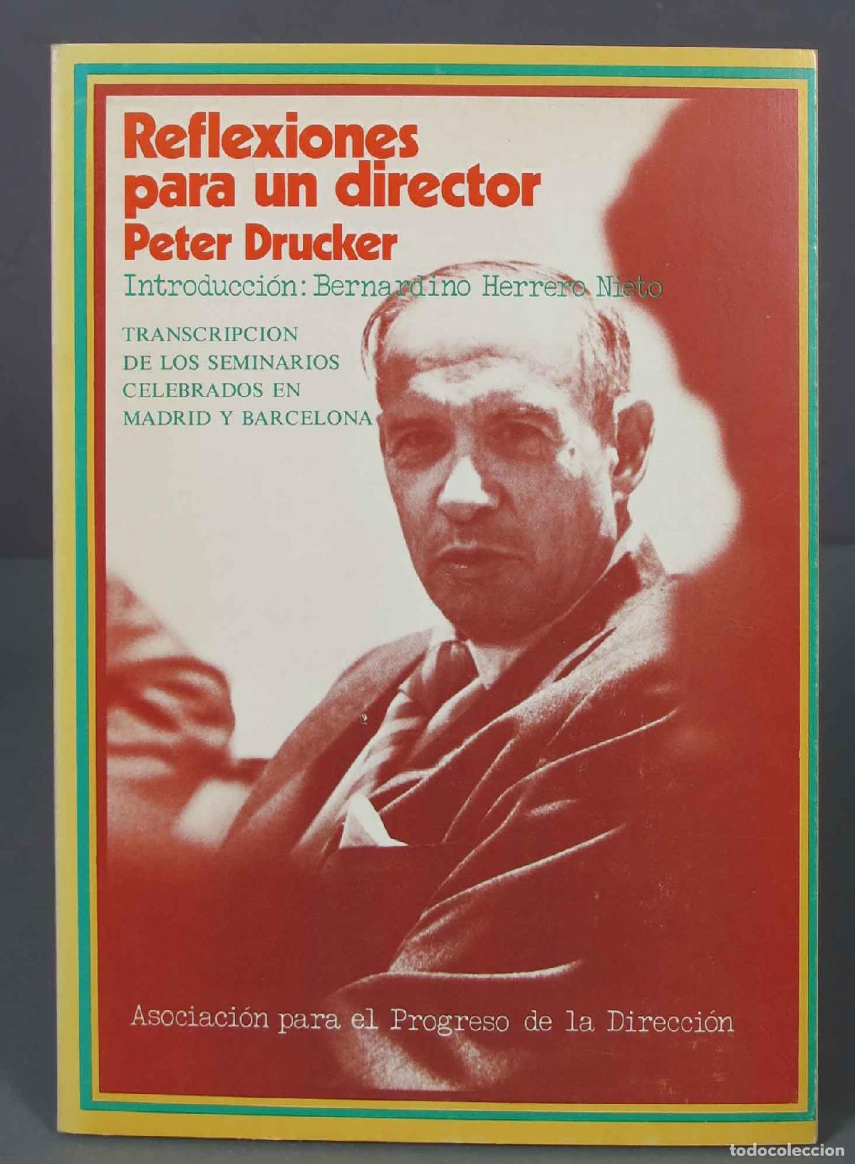 Libros de segunda mano: Reflexiones para un director. Drucker - Foto 1