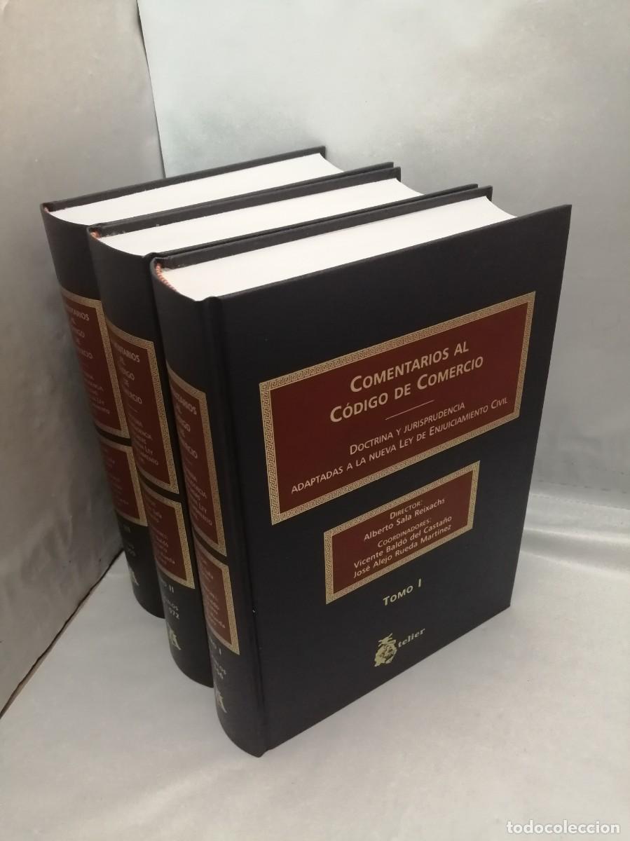 Libros de segunda mano: Comentarios al C&oacute;digo de Comercio. Tomos I, II y III (Obra completa en 3 Tomos) - Foto 7