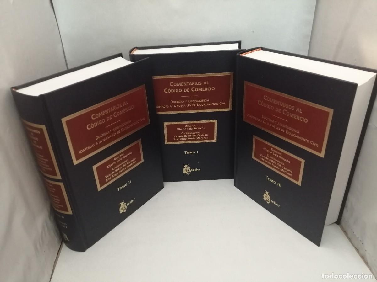 Libros de segunda mano: Comentarios al C&oacute;digo de Comercio. Tomos I, II y III (Obra completa en 3 Tomos) - Foto 1
