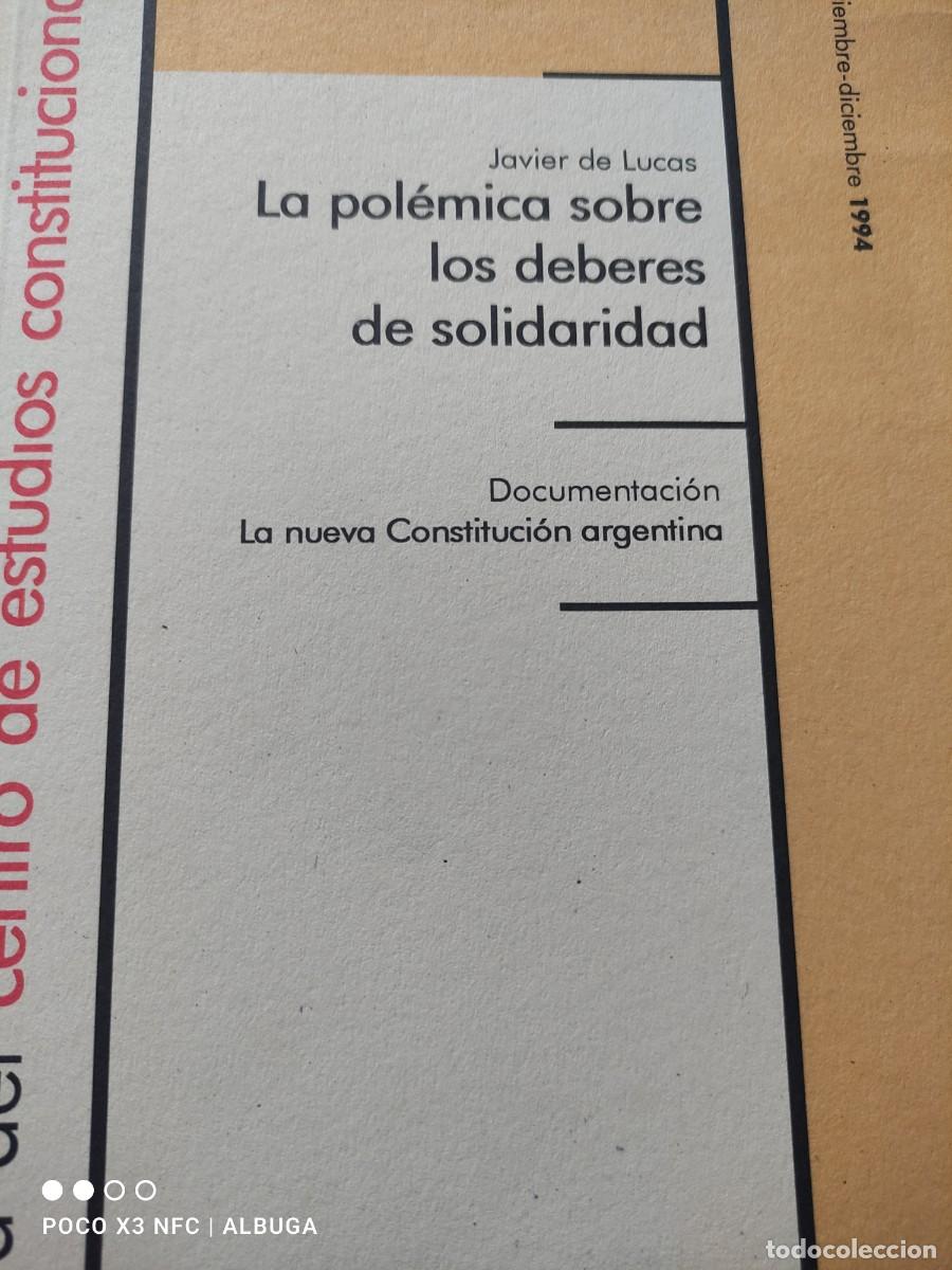 Libros de segunda mano: Revista del Centro de Estudios Constitucionales n&uacute;m 19 de 1994. - Foto 1