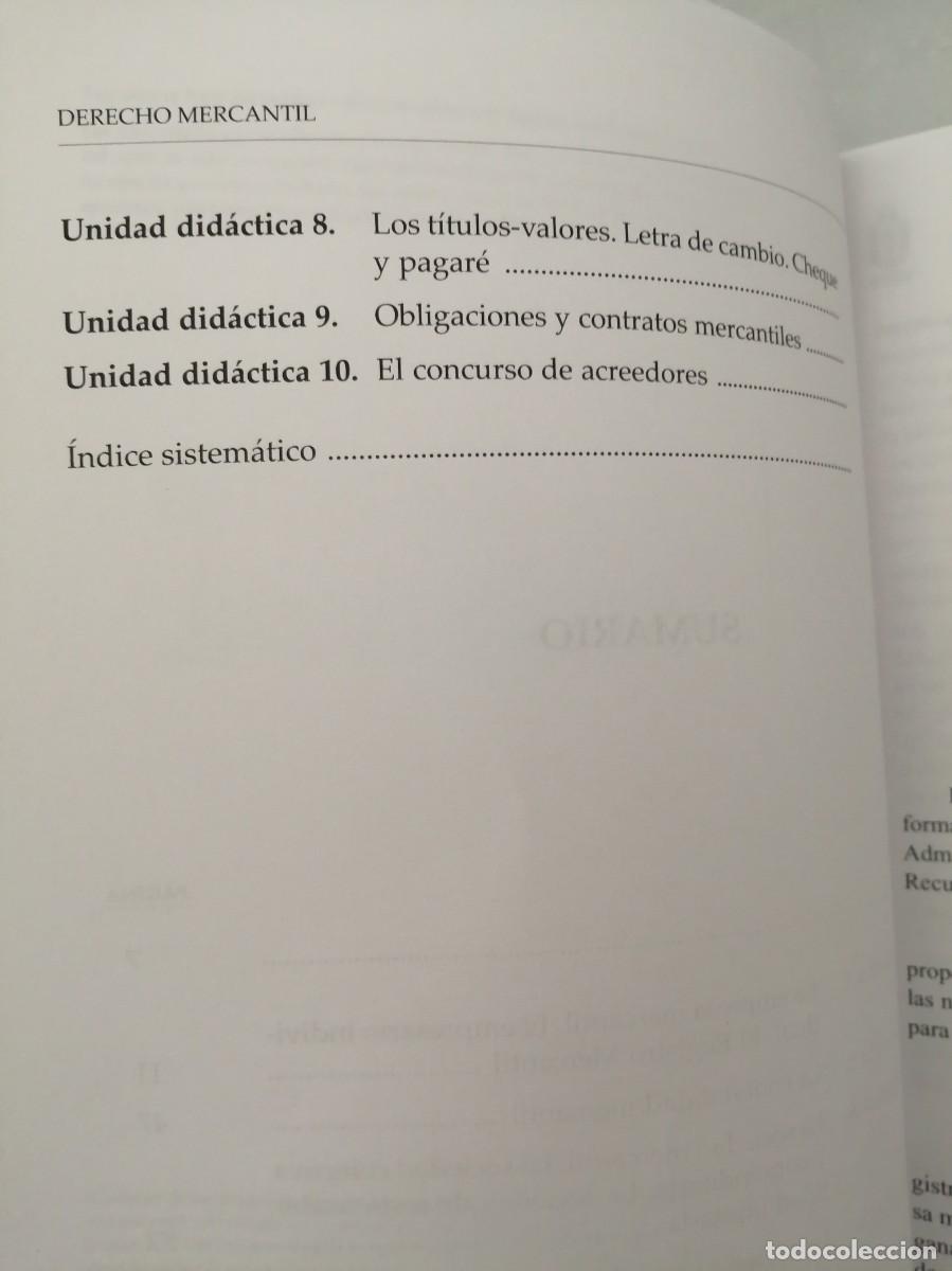 Libros de segunda mano: Derecho mercantil (CEF / UDIMA) - Foto 4
