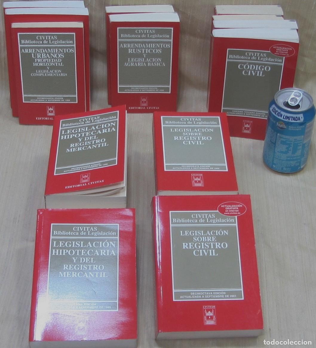 Gebrauchte B&uuml;cher: 16 Libros CIVITAS Biblioteca de Legislaci&oacute;n De bolsillo. 17 x 12 cms.