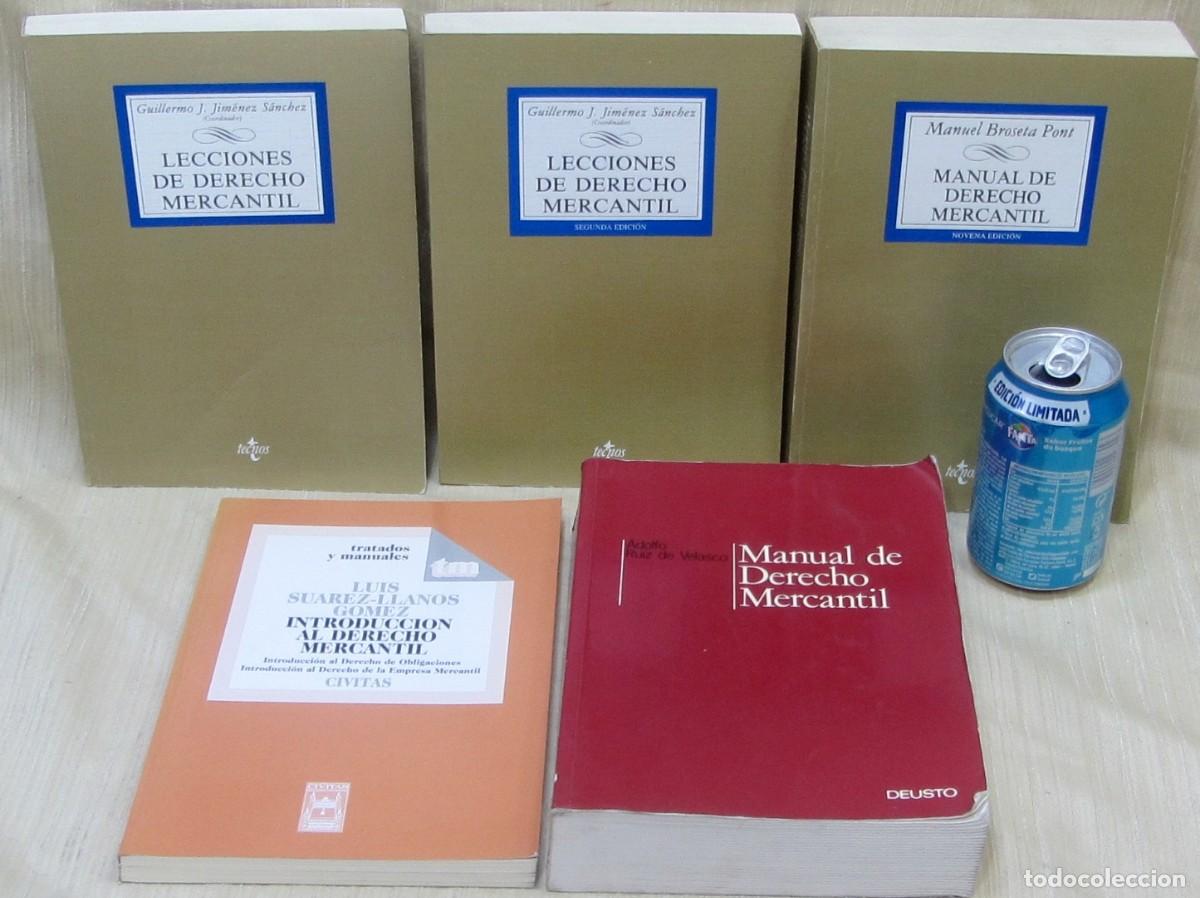 Gebrauchte B&uuml;cher: 5 Libros de DERECHO MERCANTIL