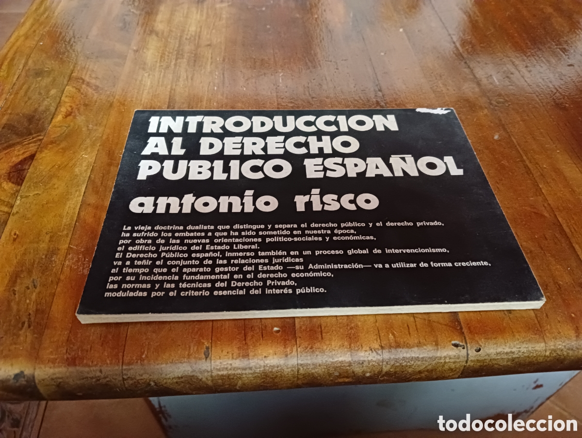 Libros de segunda mano: Introducci&oacute;n al derecho p&uacute;blico Espa&ntilde;ol. Antonio Risco - Foto 1