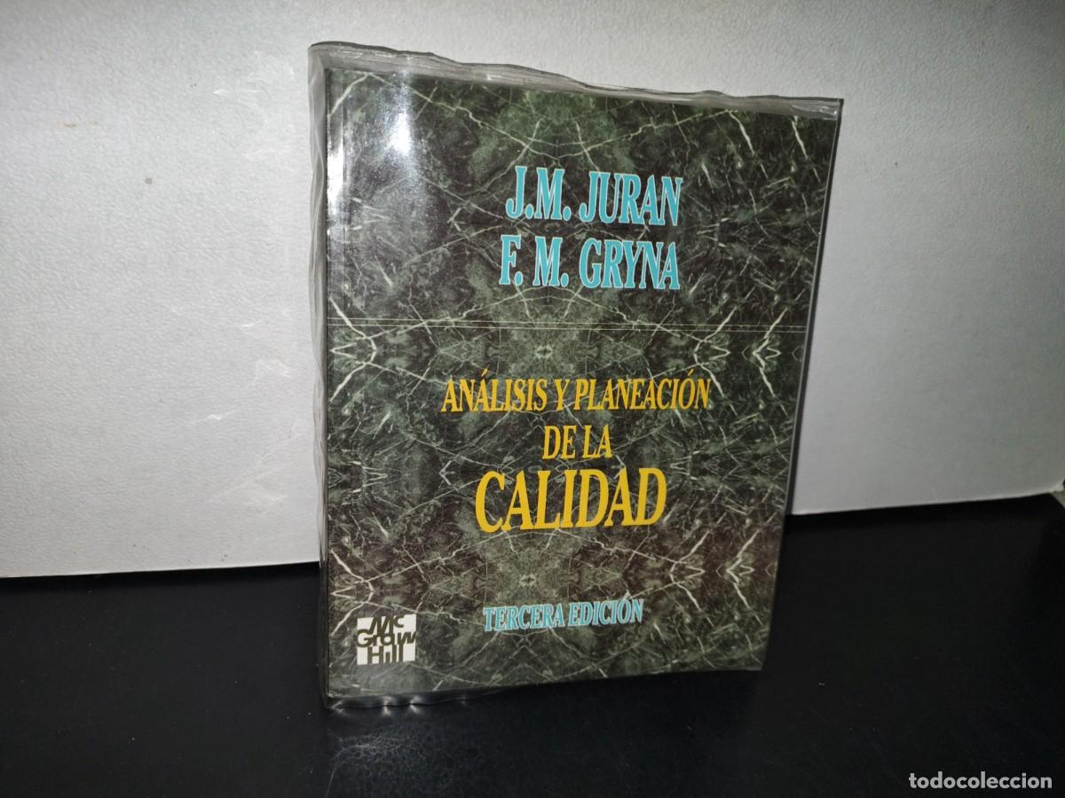 Libri di seconda mano: 194- AN&Aacute;LISIS Y PLANEACI&Oacute;N DE LA CALIDAD - J. M. JURAN, F. M. GRYNA