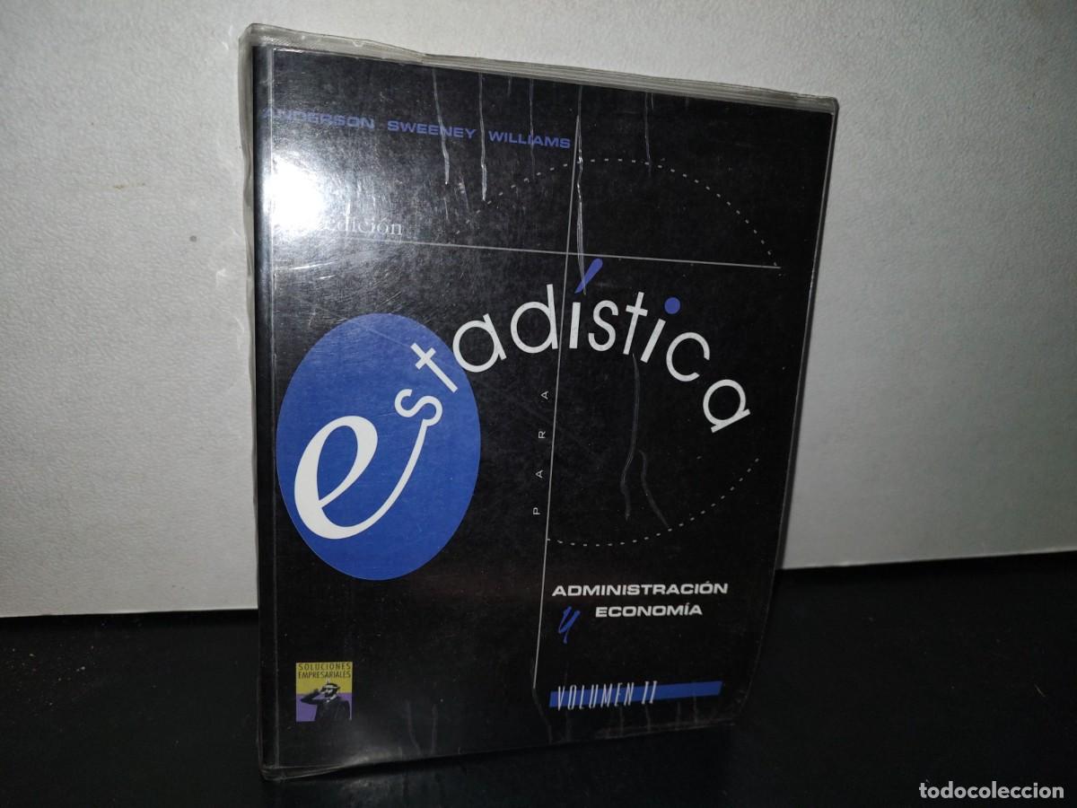 Libri di seconda mano: 76- ESTAD&Iacute;STICA PARA ADMINISTRACI&Oacute;N Y ECONOM&Iacute;A VOL. II - DAVID R. ANDERSON