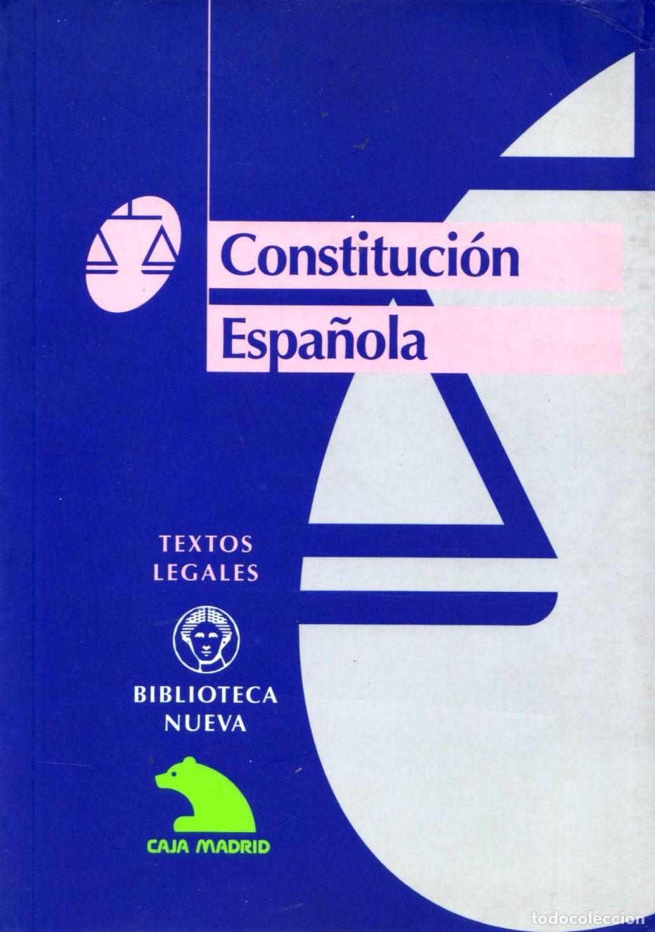 Libros de segunda mano: Constitucion espanola - Cabo de la Vega, Antonio - Foto 1