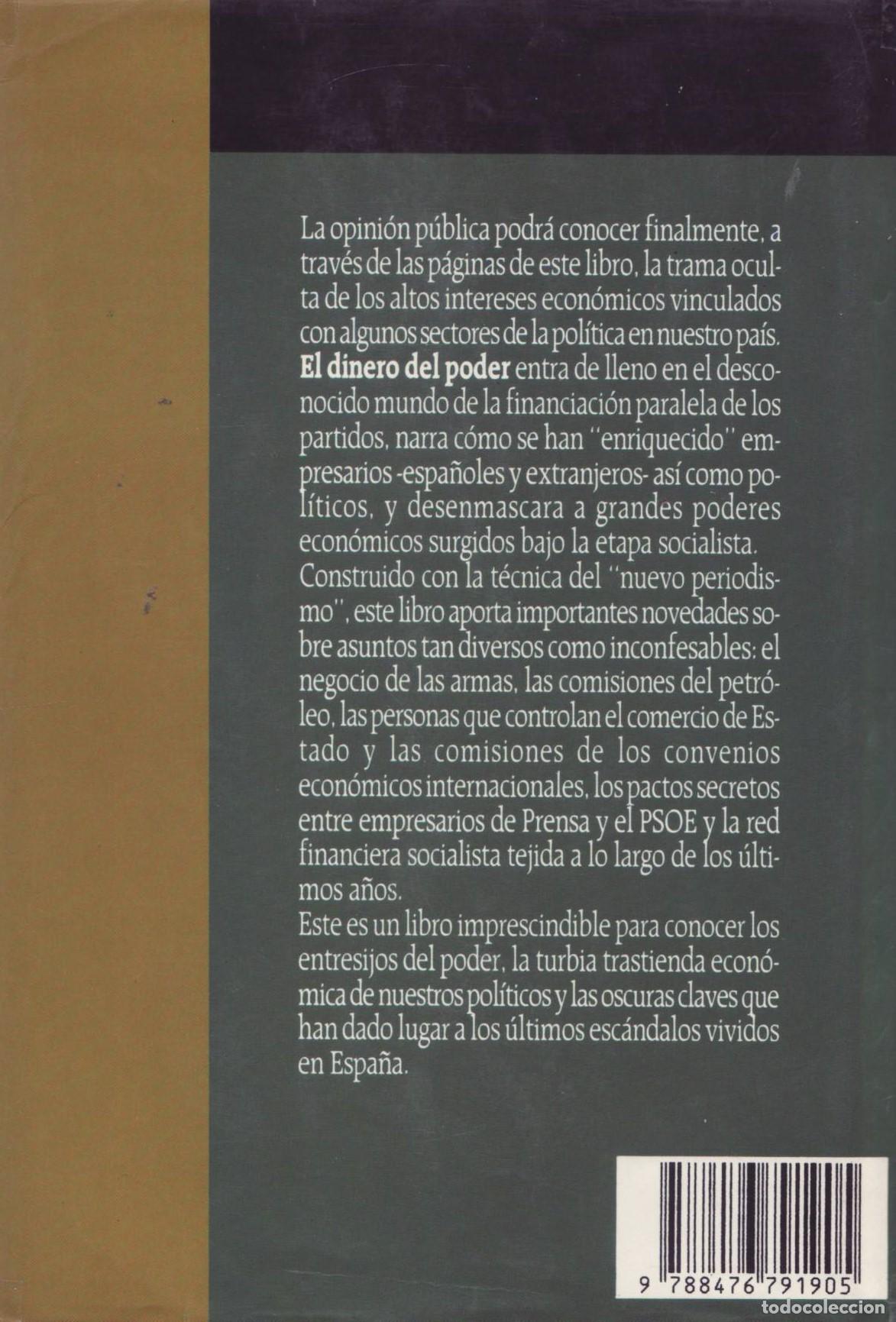 Libros de segunda mano: El dinero del poder - Diaz Herrera, Jose/Tijeras, Ramon - Foto 2