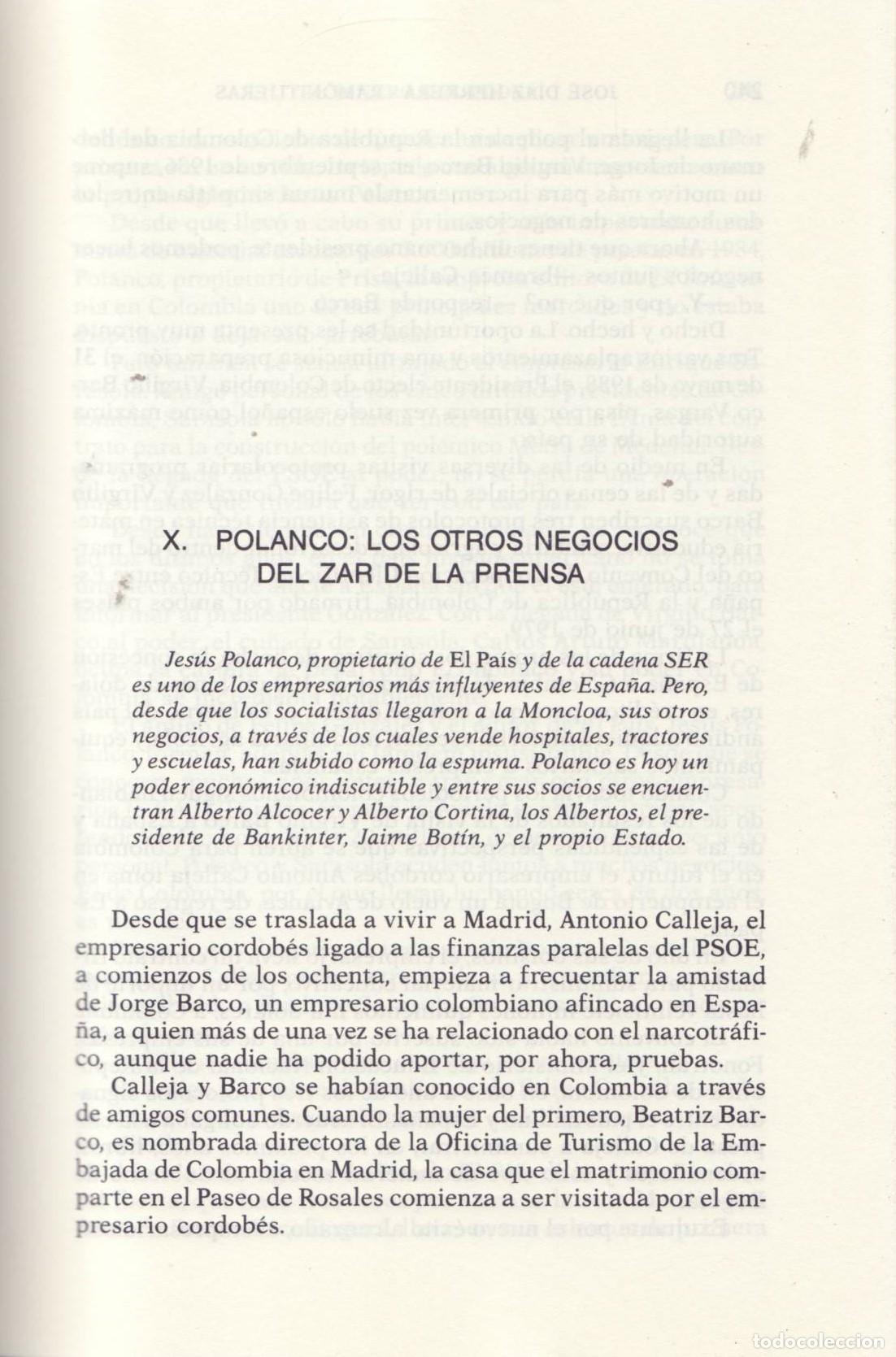 Libros de segunda mano: El dinero del poder - Diaz Herrera, Jose/Tijeras, Ramon - Foto 3