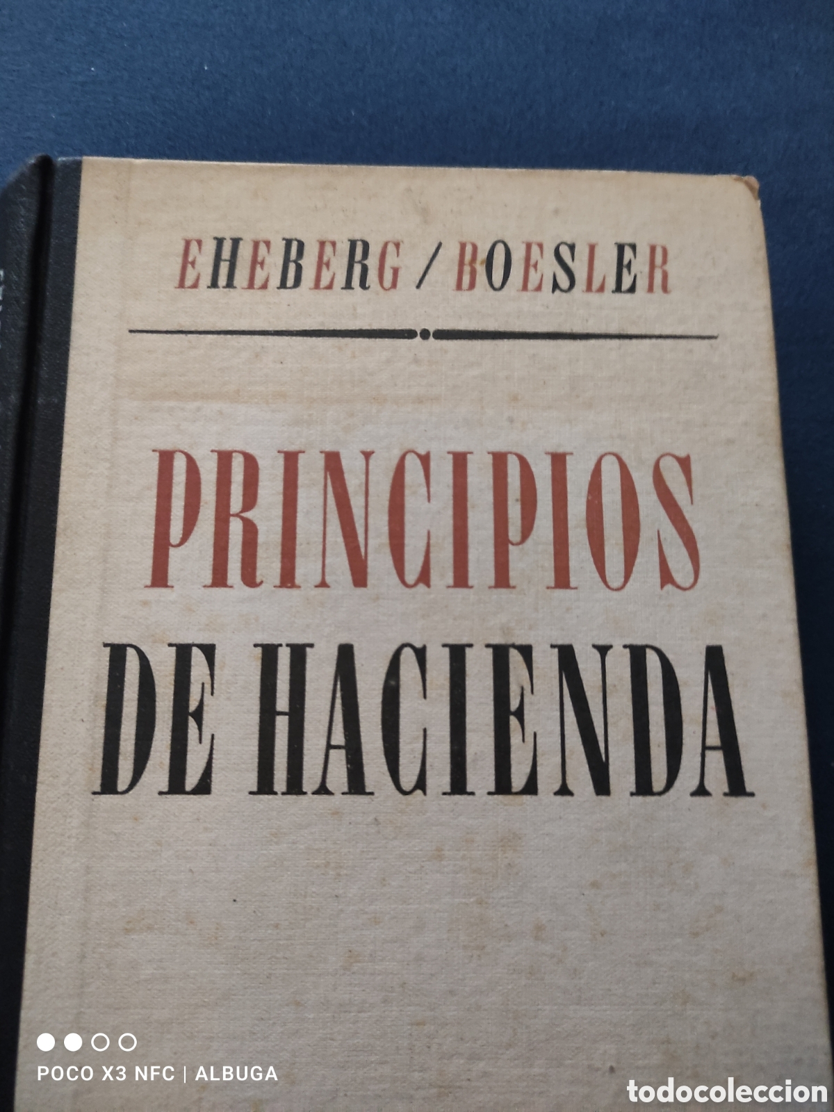 Libros de segunda mano: Principios de Hacienda. Eheberg/Boesler. - Foto 1