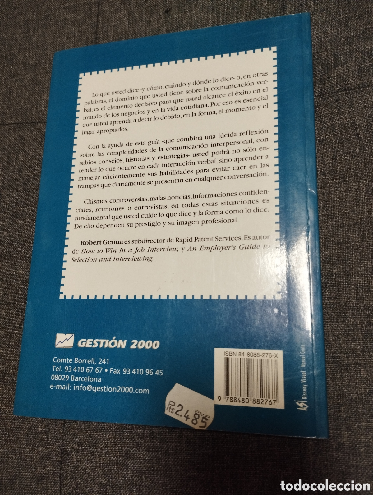 Libros de segunda mano: &iexcl;CUIDADO CON LO QUE DICE! (ROBERT L. GENUA) - Foto 7