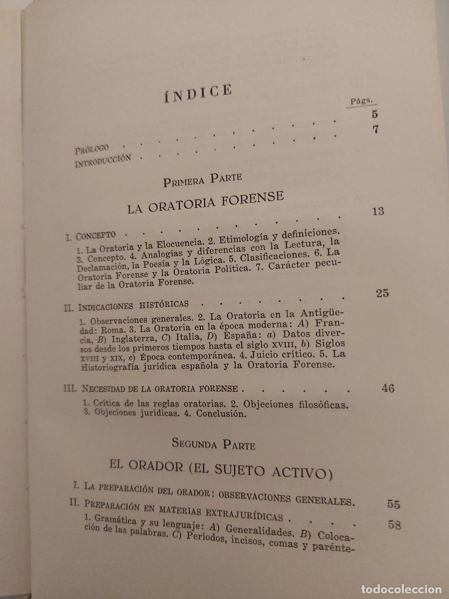 Libros de segunda mano: Oratoria Forense. Arturo Majada - Foto 5
