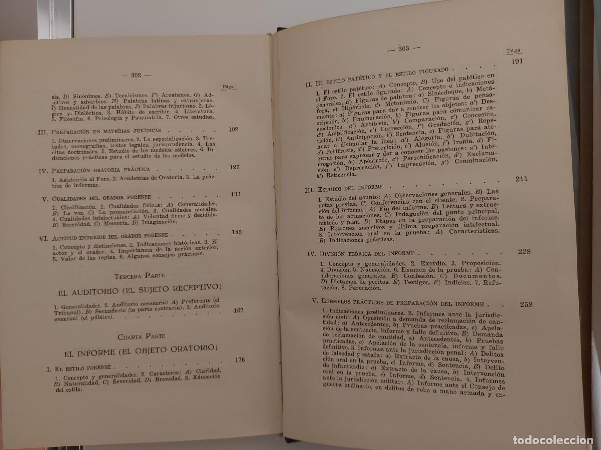 Libros de segunda mano: Oratoria Forense. Arturo Majada - Foto 6