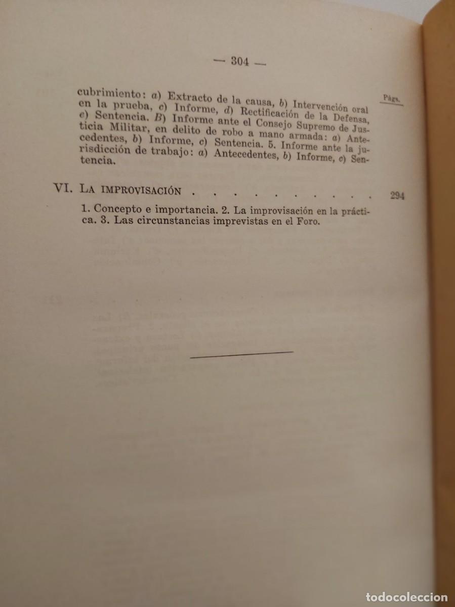 Libros de segunda mano: Oratoria Forense. Arturo Majada - Foto 7