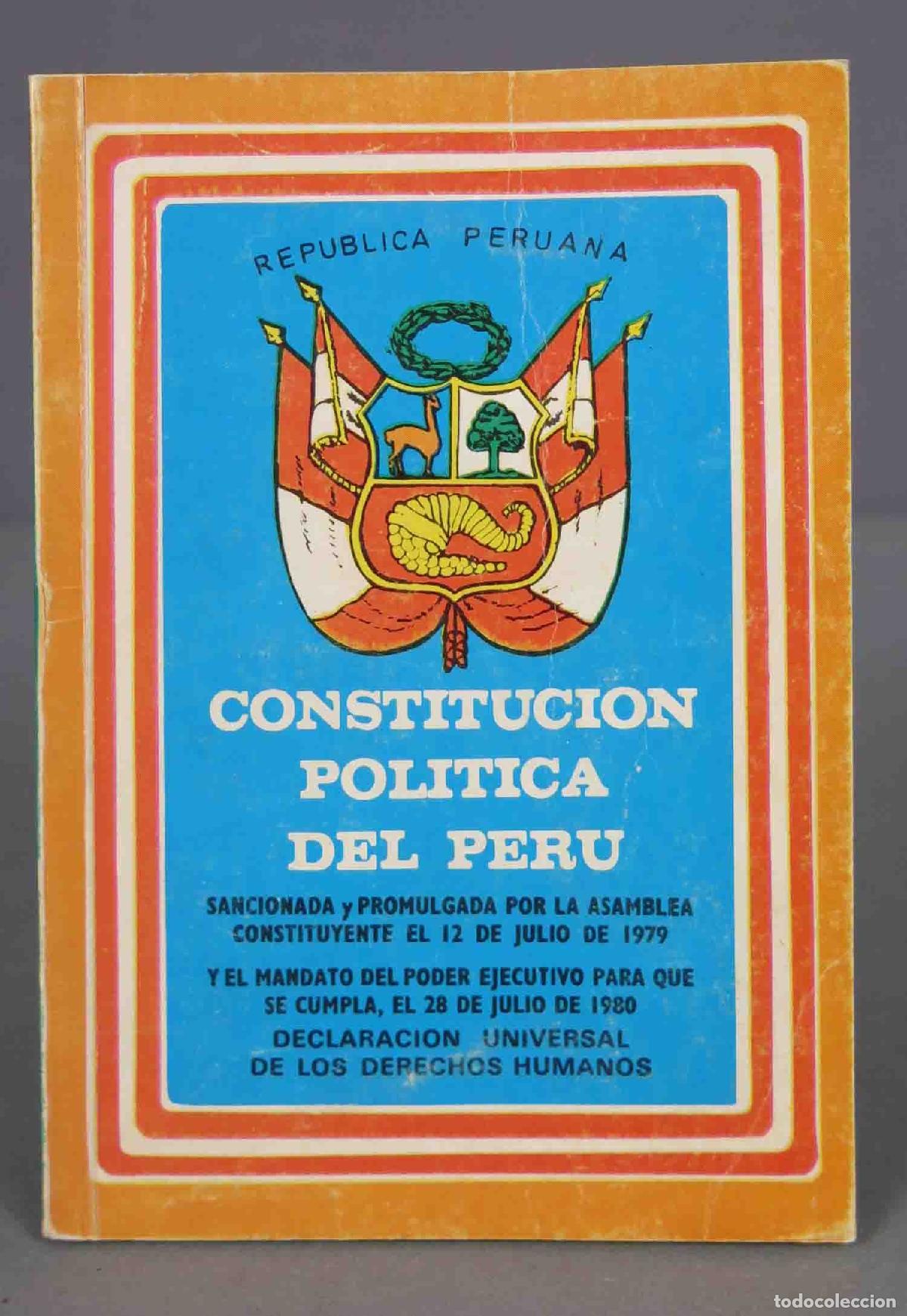 Libri di seconda mano: Constitucion Politica del Peru Promulgada por la Asamblea Constituyente el 12 de Julio de 1979