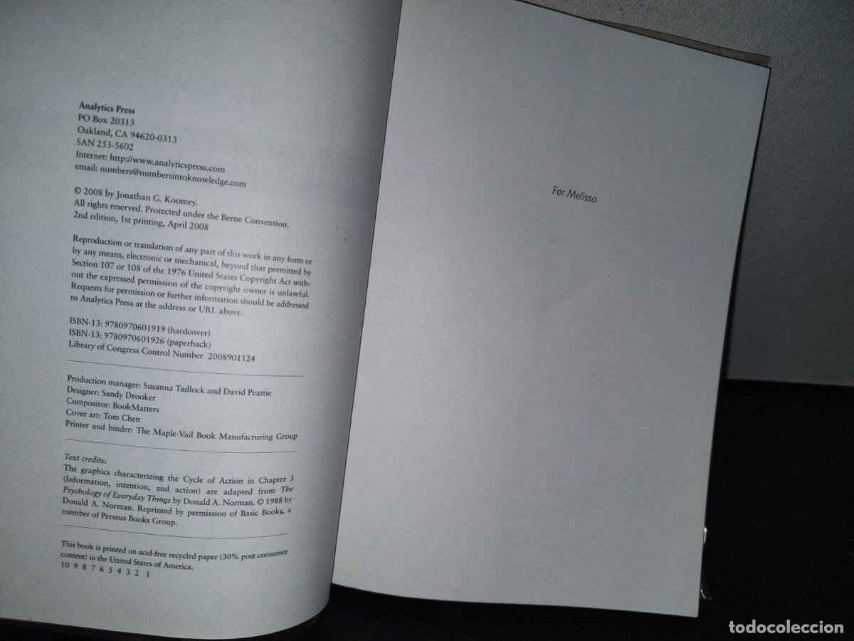 Libros de segunda mano: 83- TURNING NUMBERS INTO KNOWLEDGE. MASTERING THE ART OF PROBLEM SOLVING - JONATHAN G. KOOMEY - Foto 5