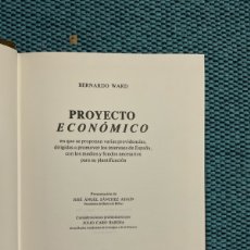 Libros de segunda mano: FACSÍMIL. PROYECTO ECONÓMICO POR BERNARD WARD. ESPASA-CALPE. MADRID, 1986