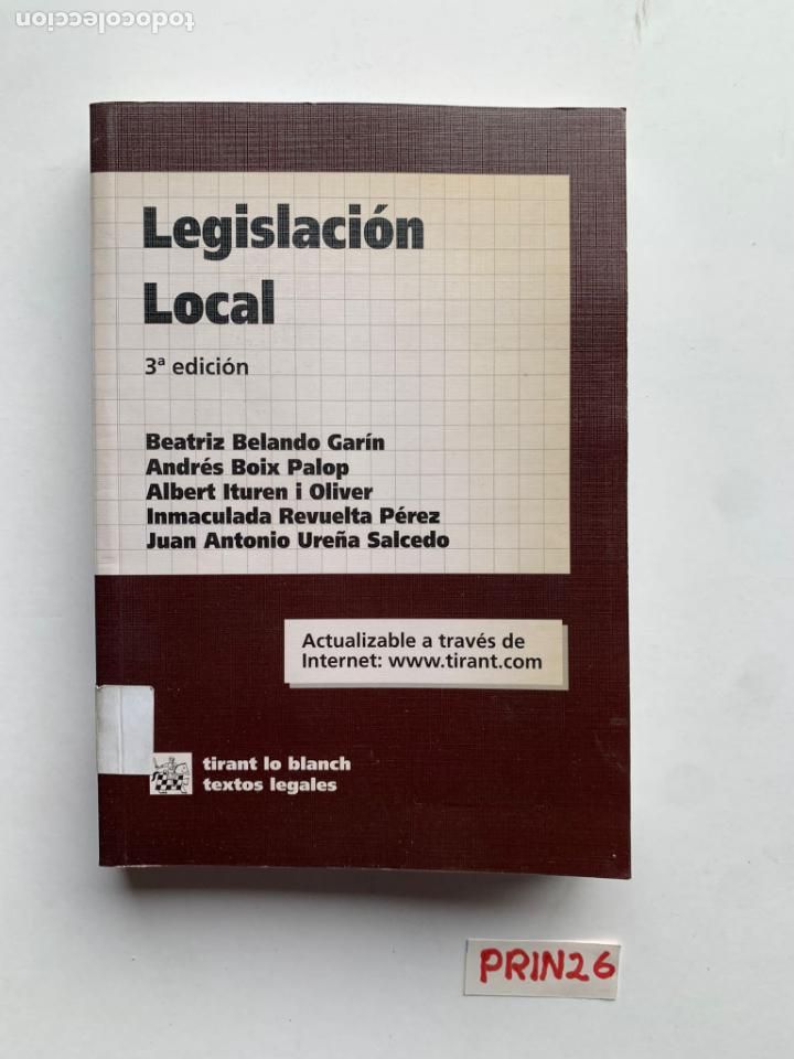 Libros de segunda mano: Legislaci&oacute;n local - Foto 1