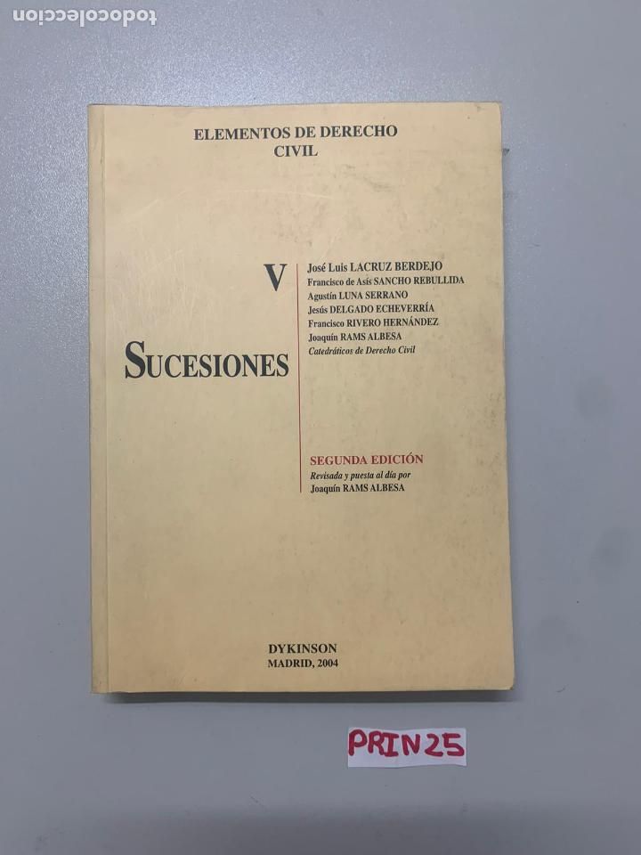Libros de segunda mano: Elementos de derecho civil - Foto 1