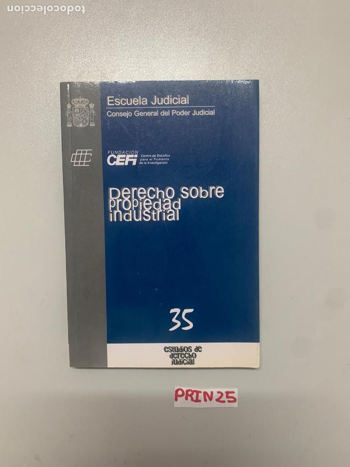 Libros de segunda mano: Derecho sobre propiedad industrial - Foto 1