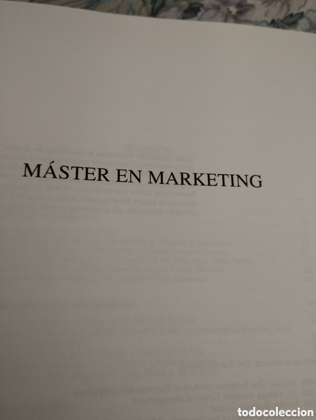 Libros de segunda mano: M&Aacute;STER EN MARKETING (COLECCI&Oacute;N MANAGEMENT DEUSTO) - Foto 2