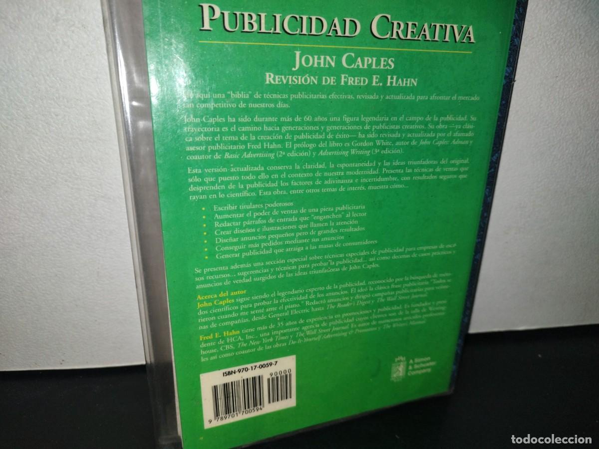 Libros de segunda mano: 85- PUBLICIDAD CREATIVA - JOHN CAPLES - Foto 3