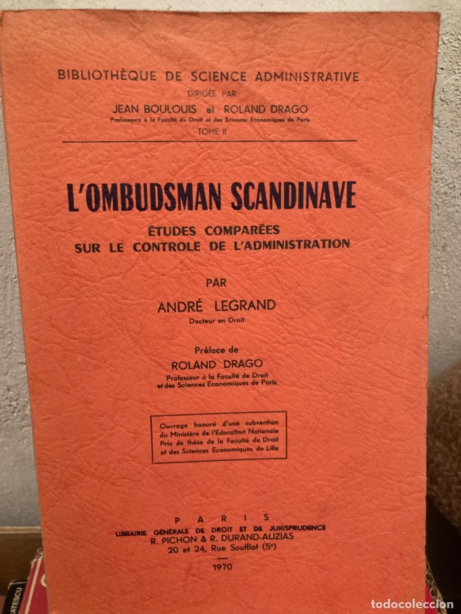 Libros de segunda mano: L&lsquo;Ombdusmam skandinave, Andre Legrand, 1970