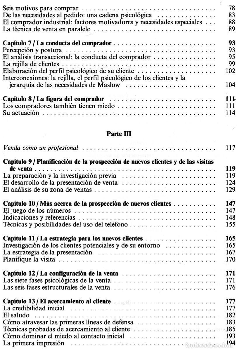 Libros de segunda mano: MANUAL DEL VENDEDOR PROFESIONAL. - Foto 4