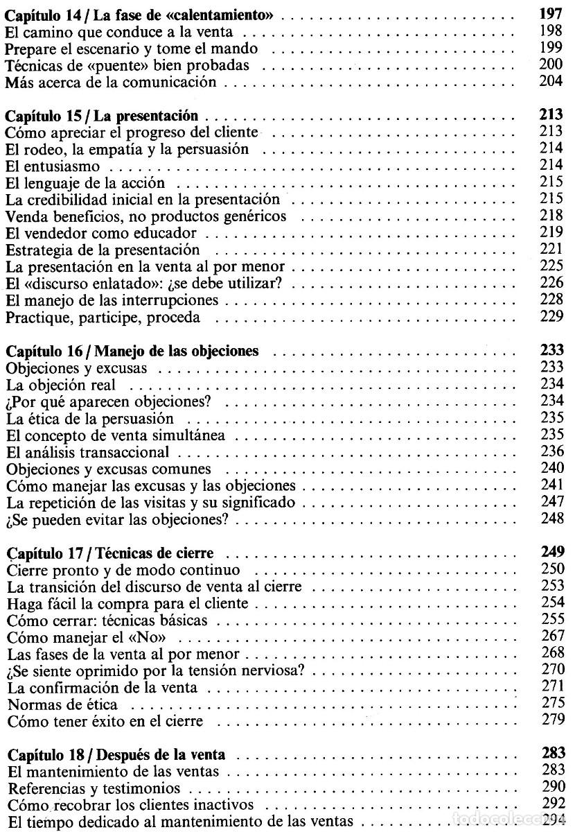 Libros de segunda mano: MANUAL DEL VENDEDOR PROFESIONAL. - Foto 5