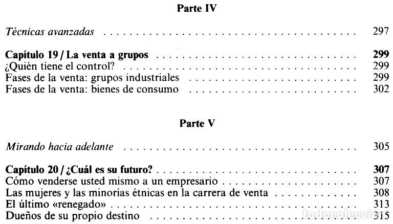 Libros de segunda mano: MANUAL DEL VENDEDOR PROFESIONAL. - Foto 6