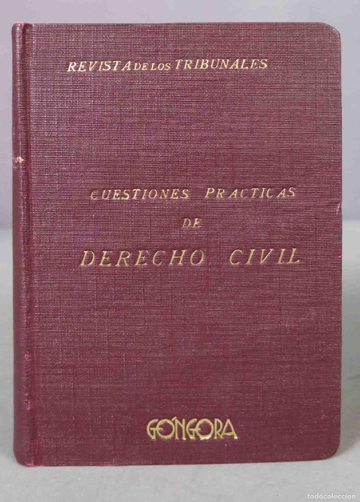 Libros de segunda mano: Cuestiones pr&aacute;cticas de procedimiento civil. 1935 - Foto 1