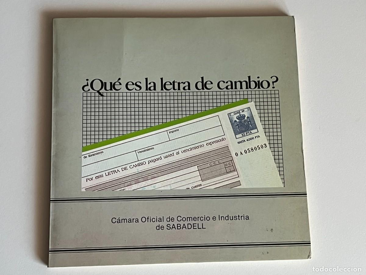Libros de segunda mano: QUE ES LA LETRA DE CAMBIO? - Foto 1