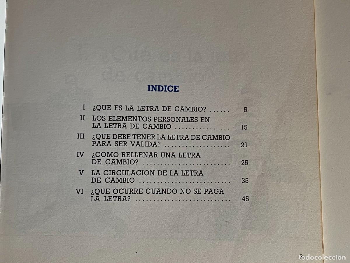 Libros de segunda mano: QUE ES LA LETRA DE CAMBIO? - Foto 3