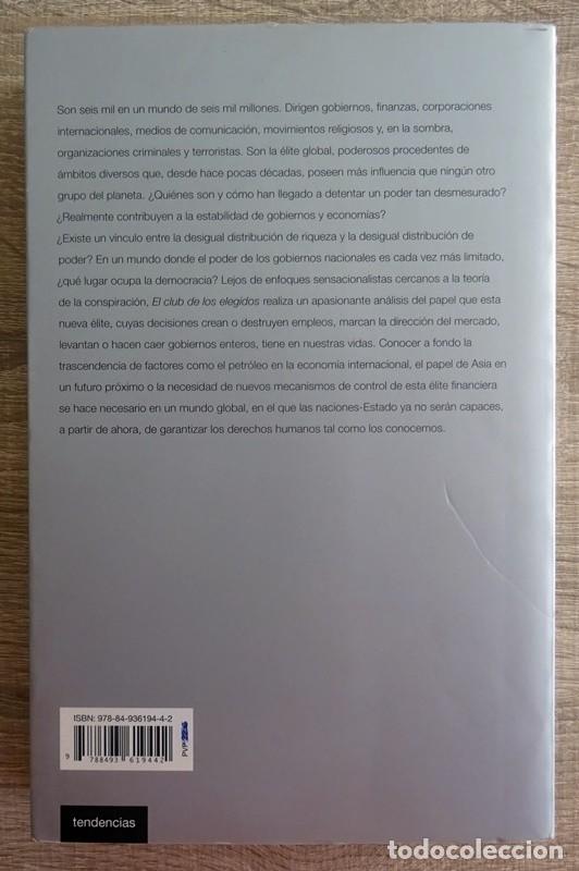 Libros de segunda mano: EL CLUB DE LOS ELEGIDOS DAVID ROTHKOPF - Foto 3