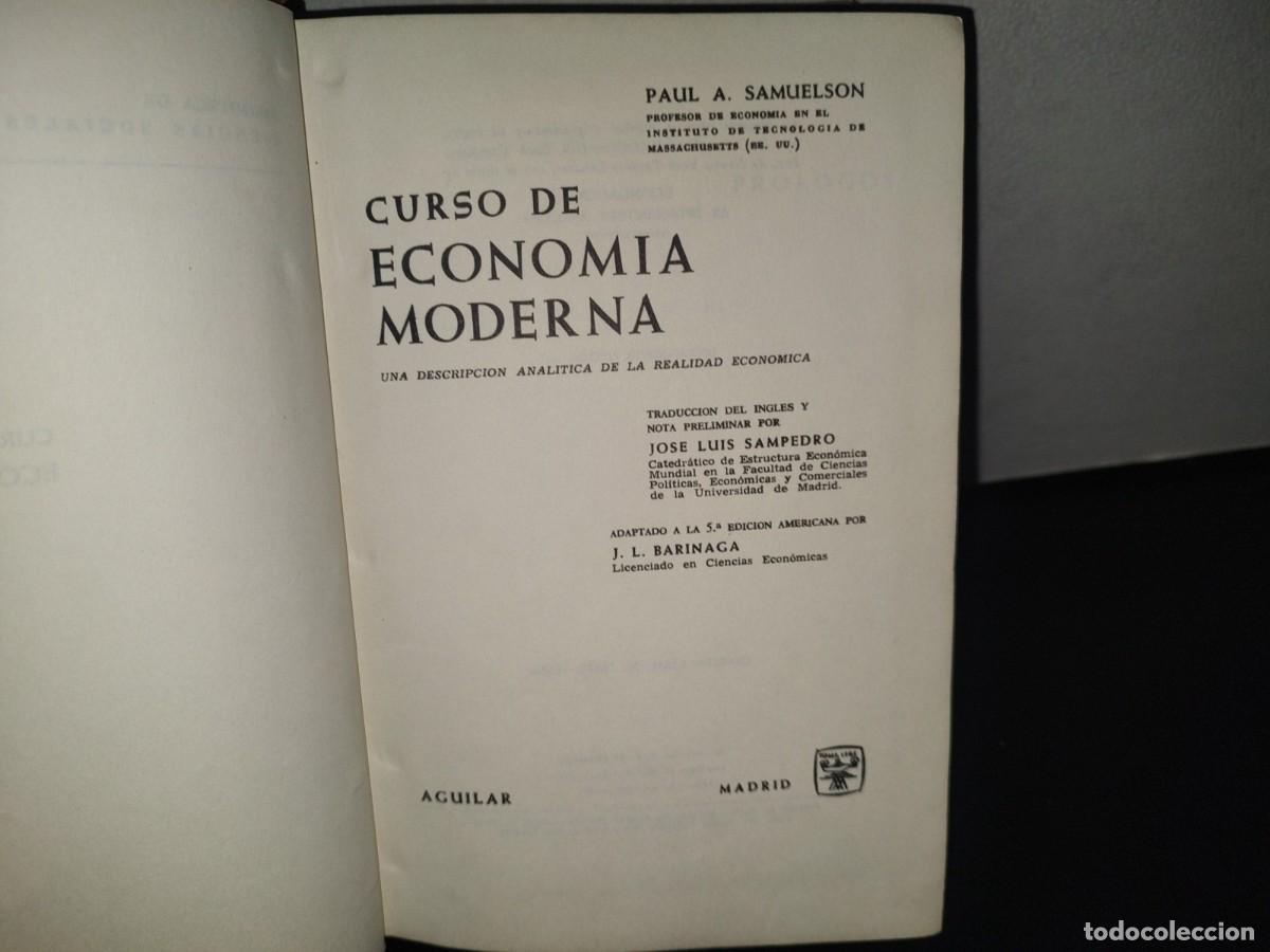 Libros de segunda mano: 211- CURSO DE ECONOM&Iacute;A MODERNA - PAUL A. SAMUELSON. AGUILAR - 1966 - Foto 5