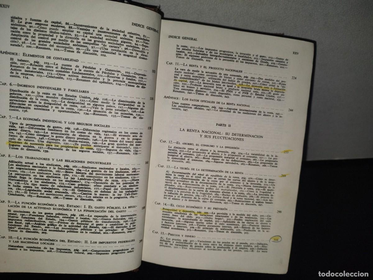 Libros de segunda mano: 211- CURSO DE ECONOM&Iacute;A MODERNA - PAUL A. SAMUELSON. AGUILAR - 1966 - Foto 8