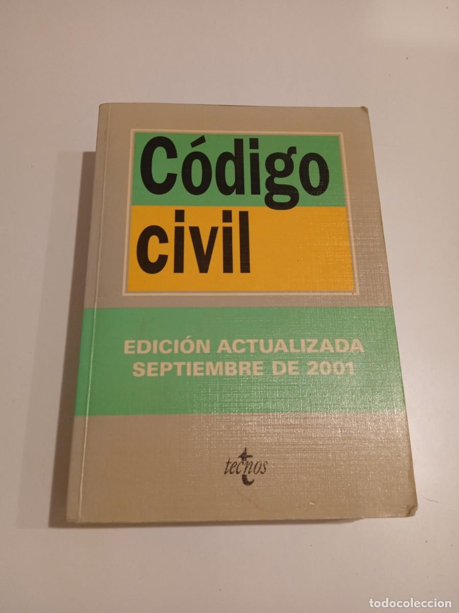 Libros de segunda mano: GG-829 LIBRO CODIGO CIVIL TECNOS 2001 - Foto 1