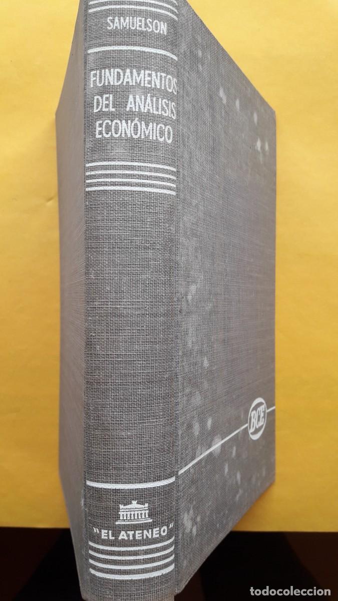 Libros de segunda mano: FUNDAMENTOS DEL AN&Aacute;LISIS ECON&Oacute;MICO. Paul Anthony Samuelson. - Foto 3
