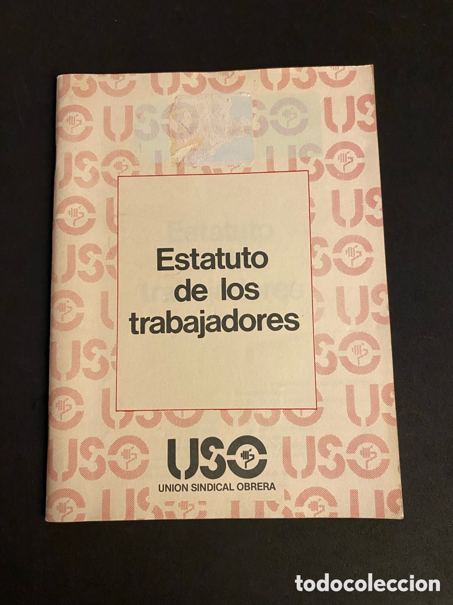 Libros de segunda mano: Estatuto de los trabajadores USO - Foto 1