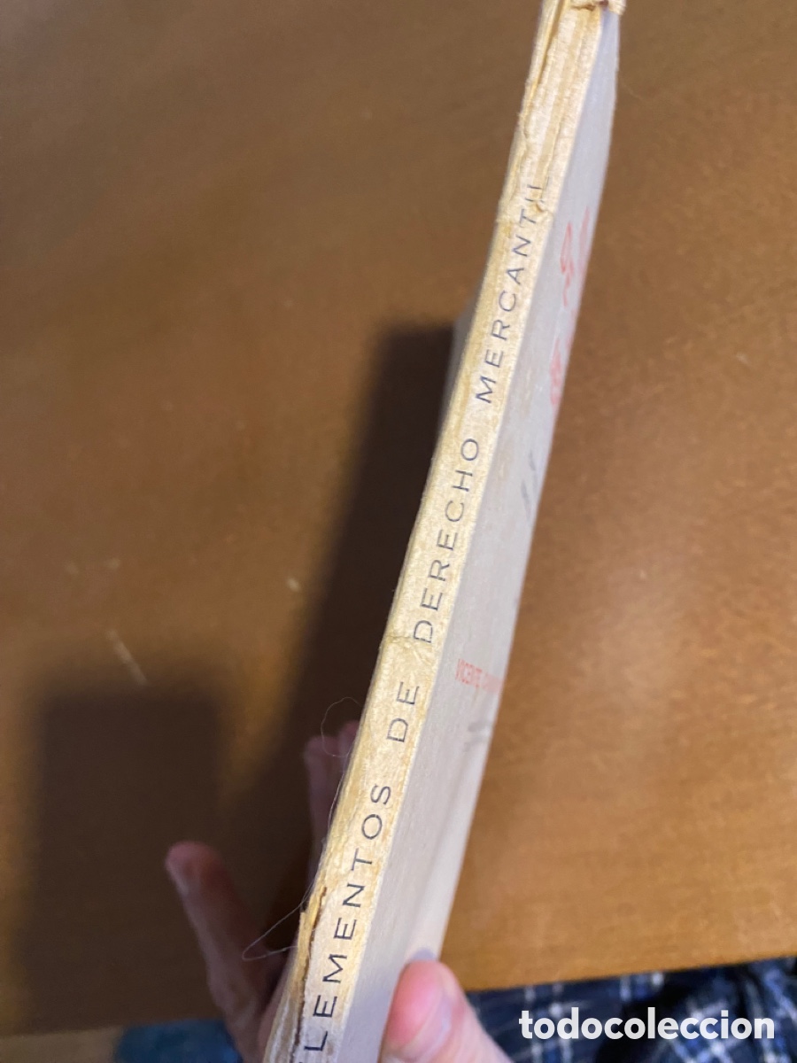 Libros de segunda mano: Libro viejo .Elementos de Derecho Mercantil 1958 - Foto 5