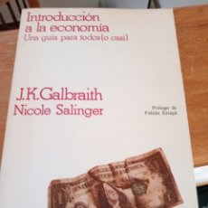 Libros de segunda mano: INTRODUCCIÓN A LA ECONOMÍA. GALBRAITH