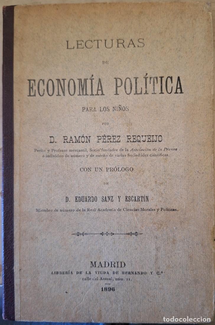 Gebrauchte B&uuml;cher: LECTURAS DE ECONOMIA POLITICA PARA LOS NI&Ntilde;OS. - PEREZ REQUEIJO, Ramon.