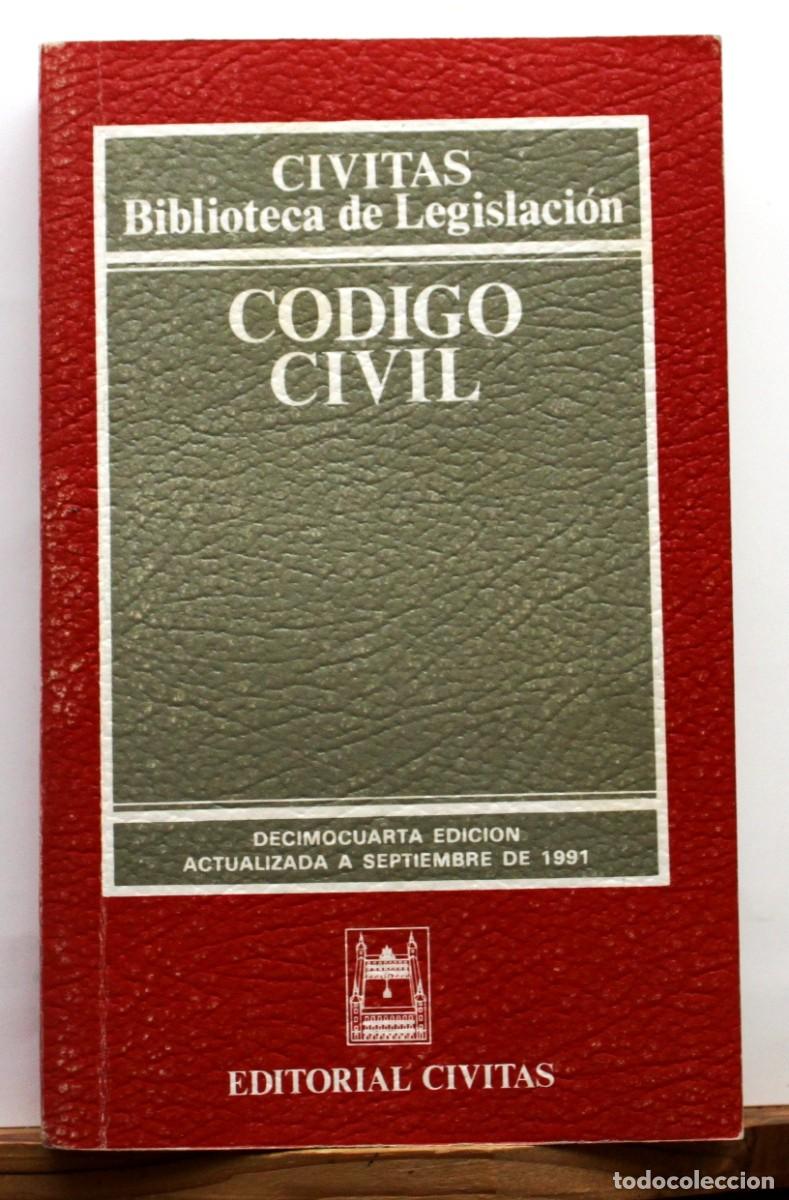 Libros de segunda mano: CODIGO CIVIL. Civitas. 1981 - Foto 1