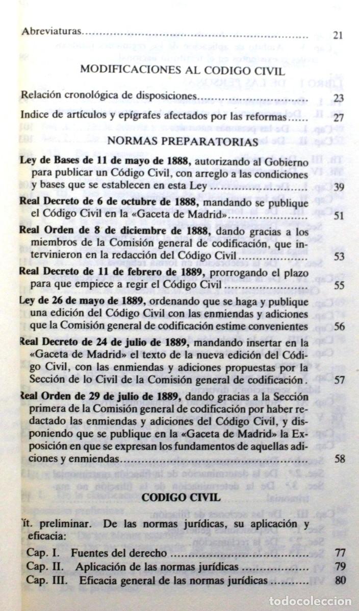 Libros de segunda mano: CODIGO CIVIL. Civitas. 1981 - Foto 2