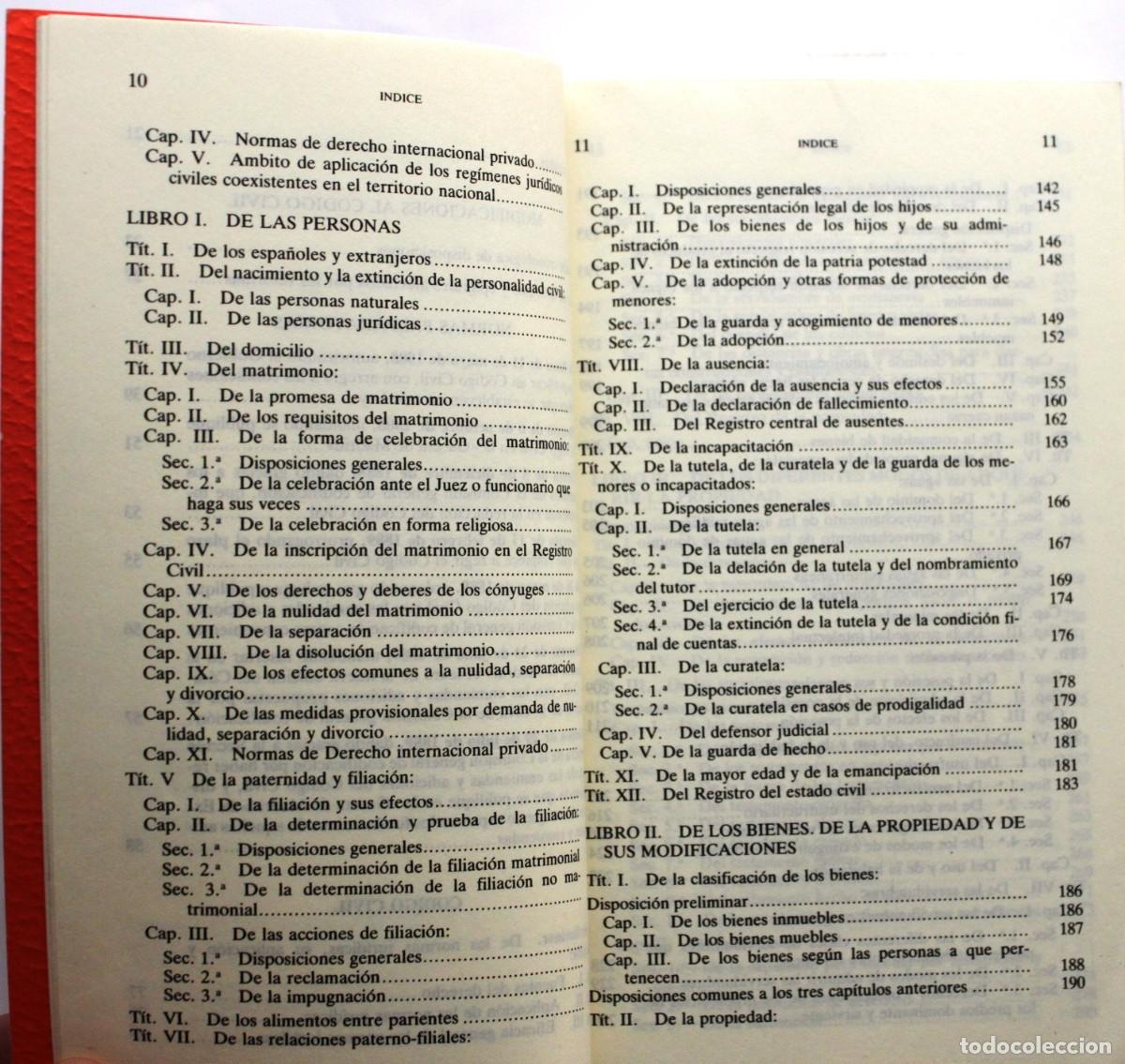 Libros de segunda mano: CODIGO CIVIL. Civitas. 1981 - Foto 3